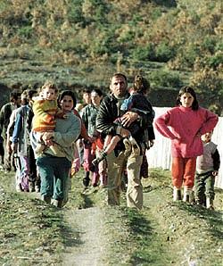 Kosovski Albanci u zbjegu